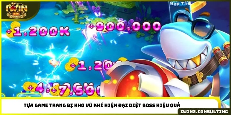 Tựa game trang bị kho vũ khí hiện đại diệt boss hiệu quả